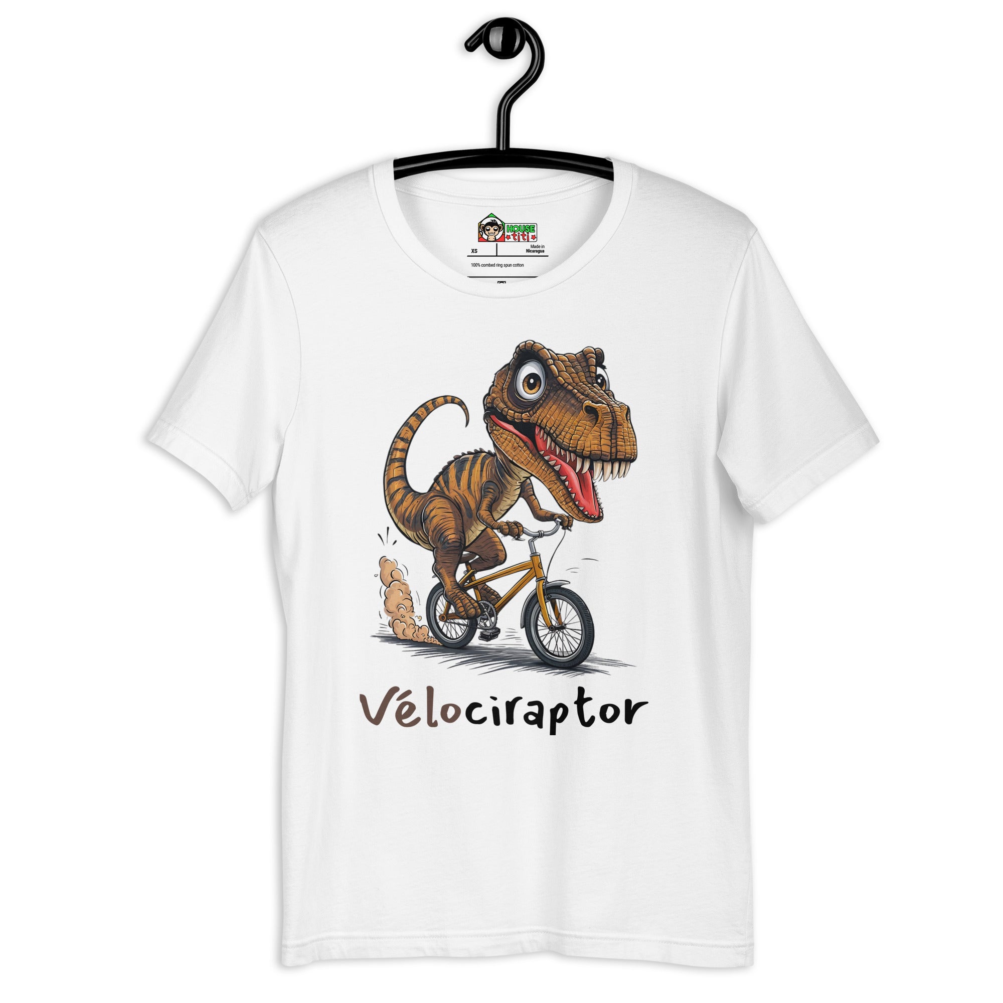 T-shirt unisexe Dinosaure Vélociraptor