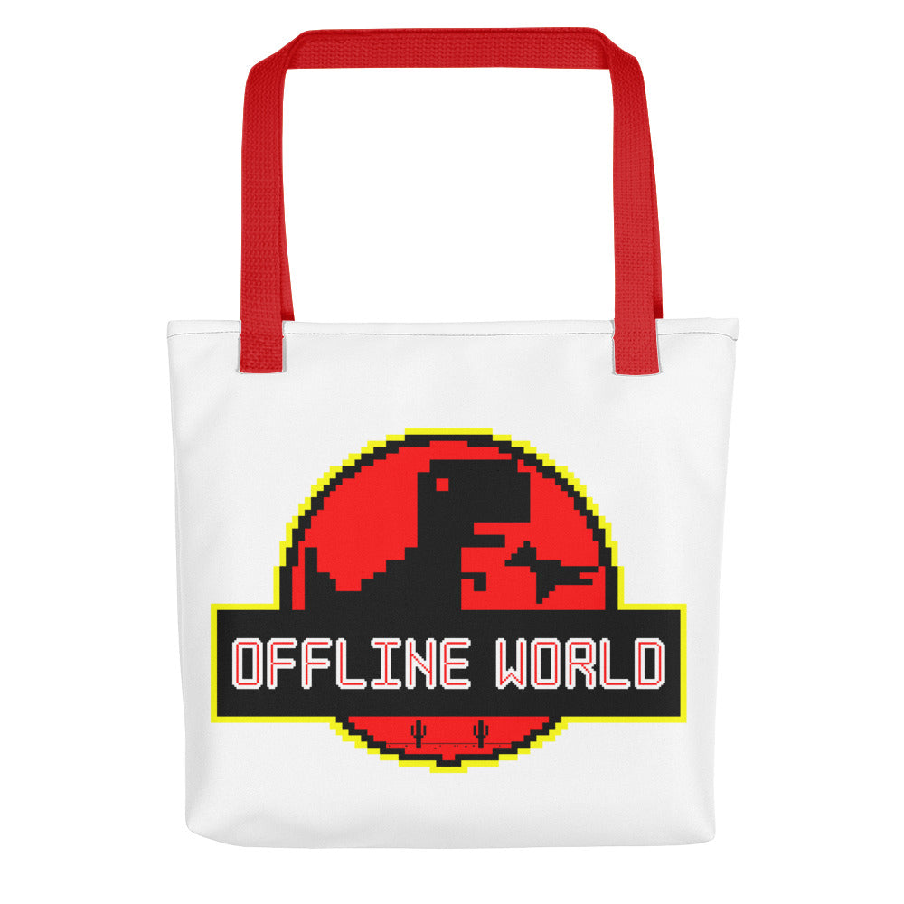 Tote bag Offline World