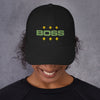 Charger l&#39;image dans la visionneuse de la galerie, casquette baseball brodée Boss (chef) avec losange couleur noir