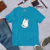 Charger l&#39;image dans la visionneuse de la galerie, T-shirt Cat What Unisexe à Manches Courtes
