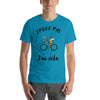 T-Shirt unisexe J'Peux Pas J'ai Vélo (Lettrage noir)