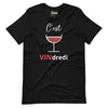 T-shirt unisexe C'est VINdredi (Lettrage blanc)