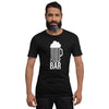 T-shirt Unisexe Code Bar (Lettrage clair)