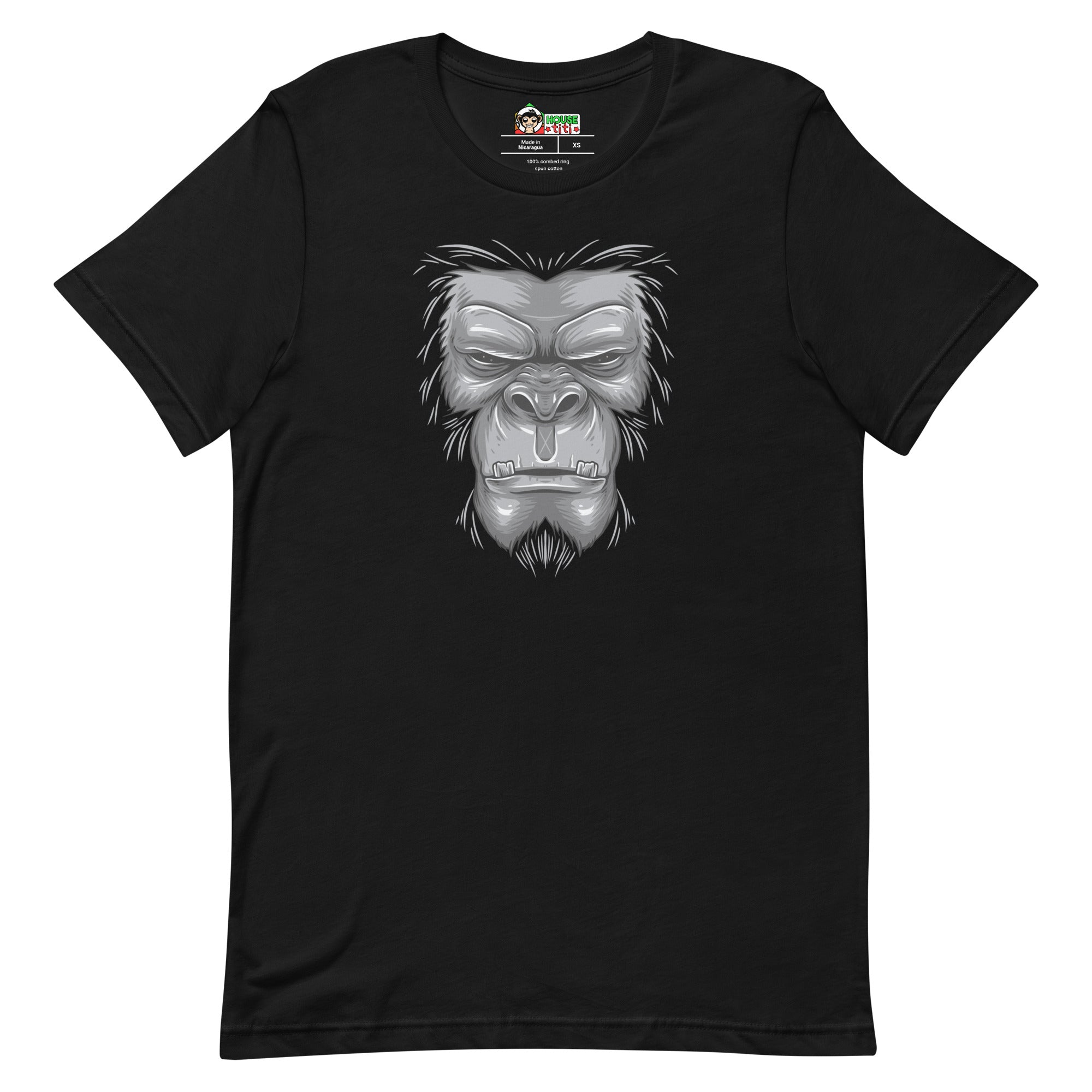 T-shirt unisexe Tête de Gorille