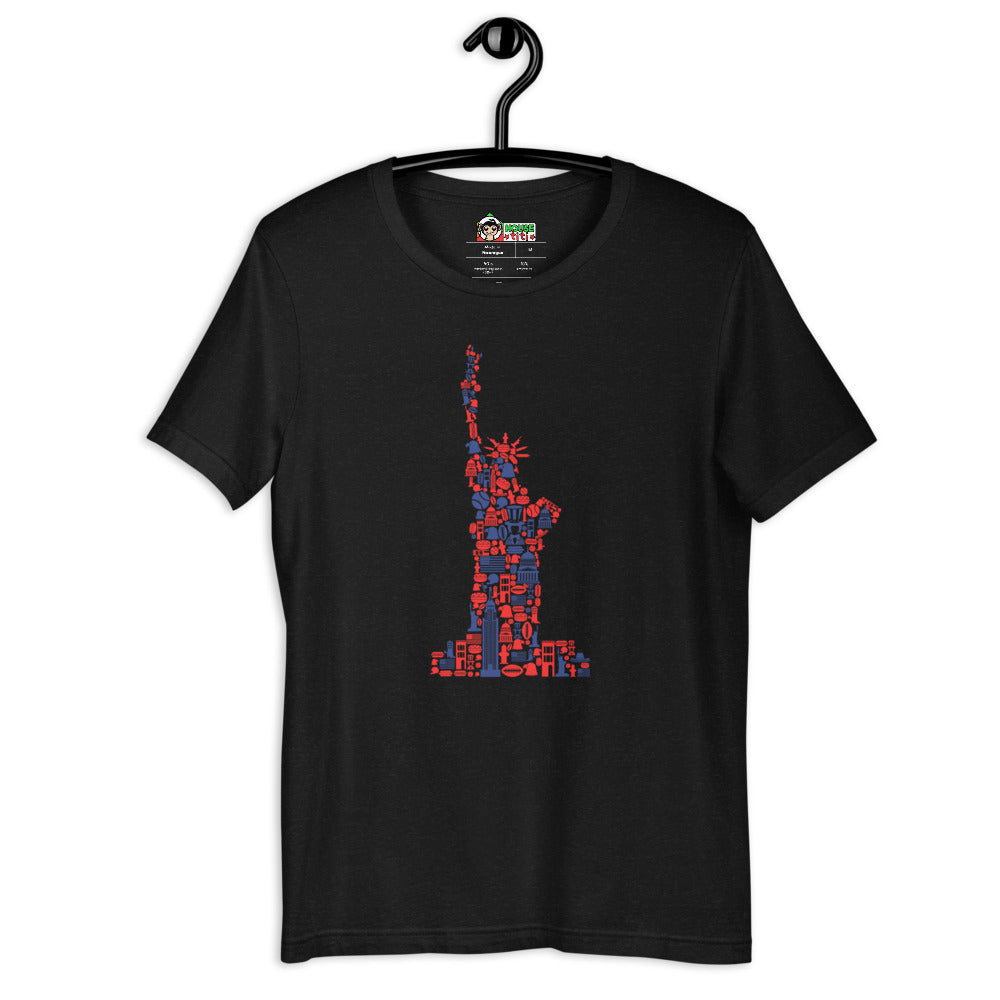 T-shirt Liberty unisexe à manches courtes