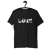 Charger l&#39;image dans la visionneuse de la galerie, T-Shirt à manches courtes unisexe Chats Love