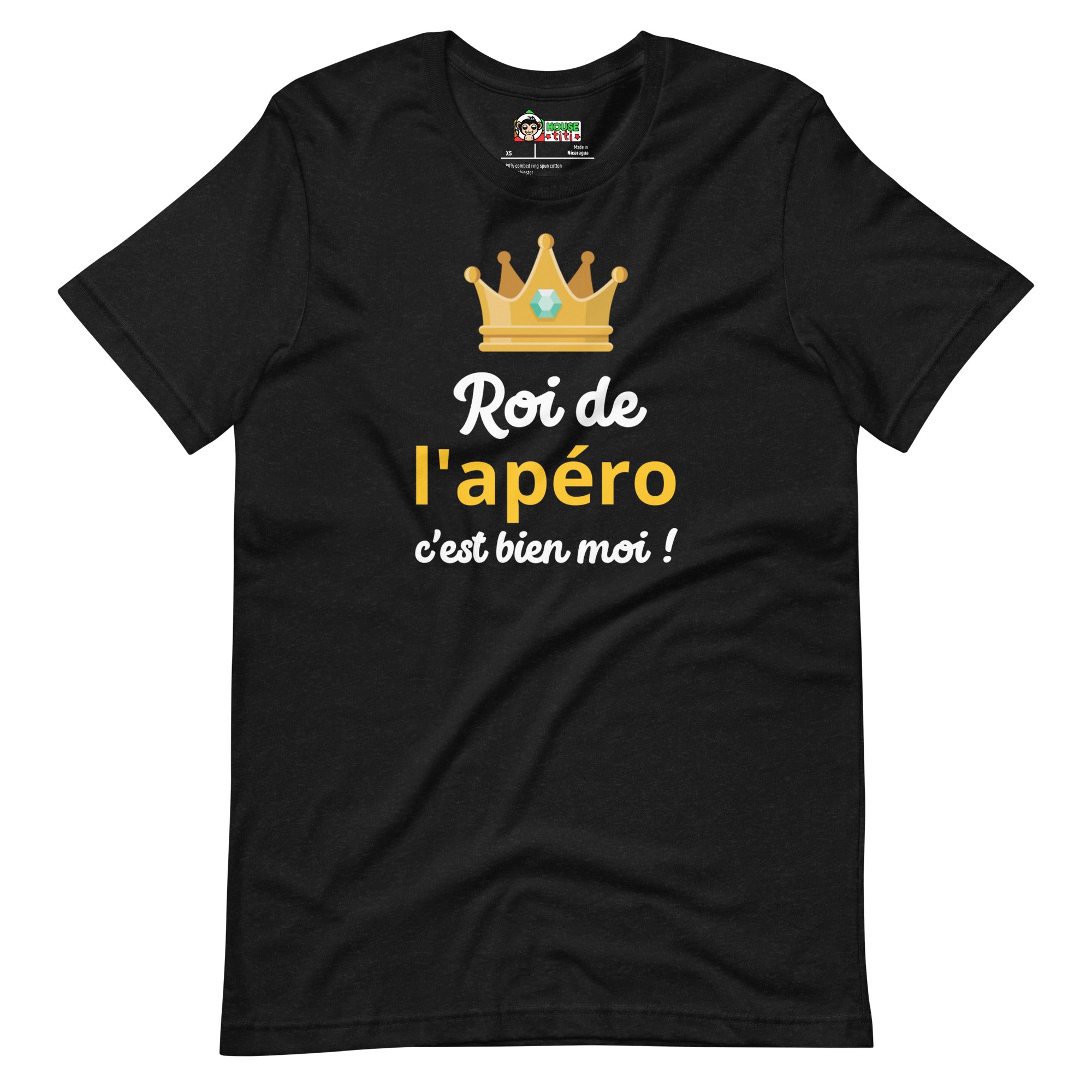 T-shirt unisexe Roi de l'Apéro C'est Bien Moi