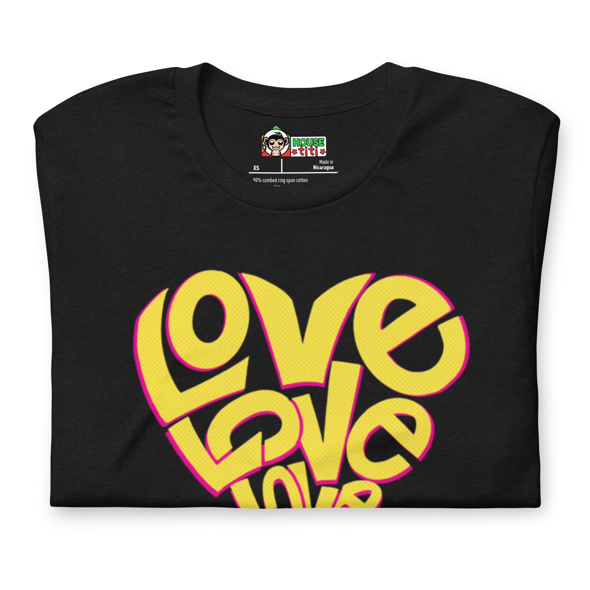 T-shirt unisexe Coeur Love