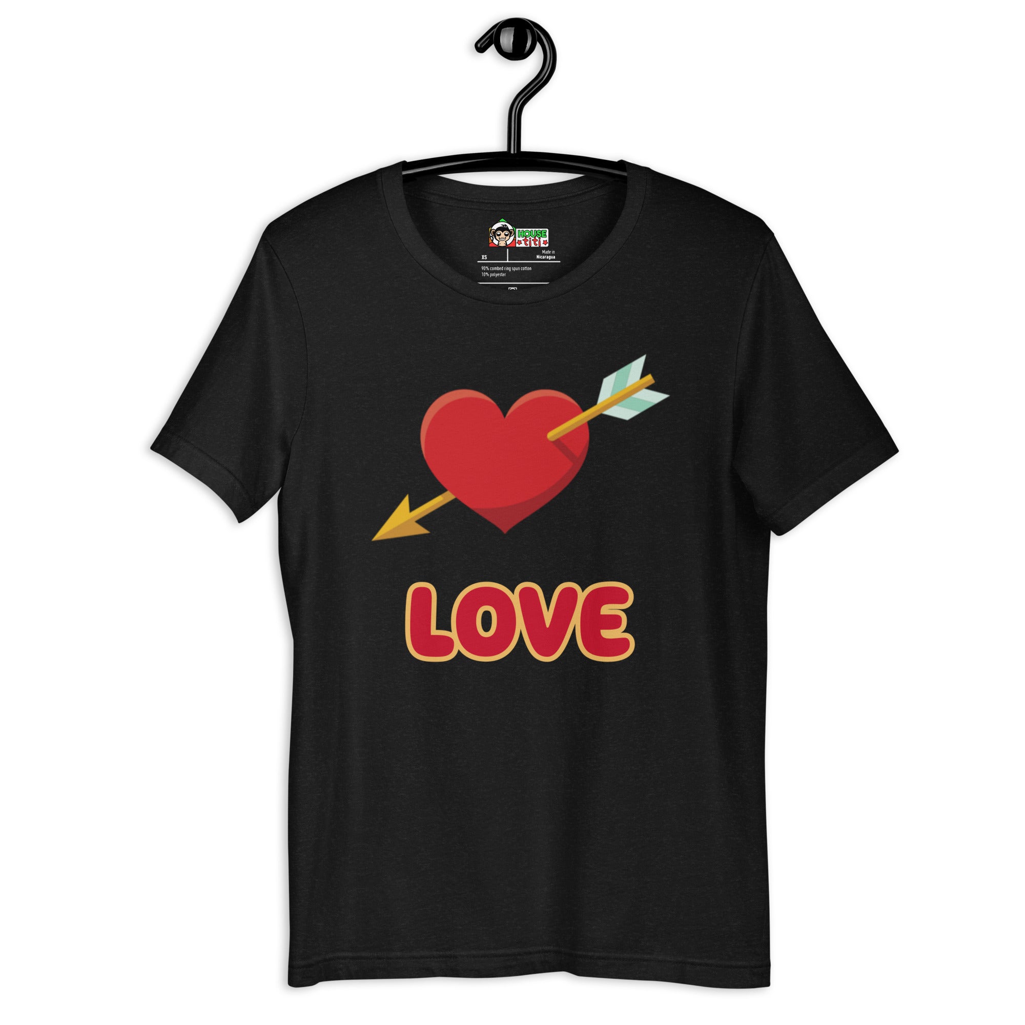 T-shirt unisexe Love coeur transpercé