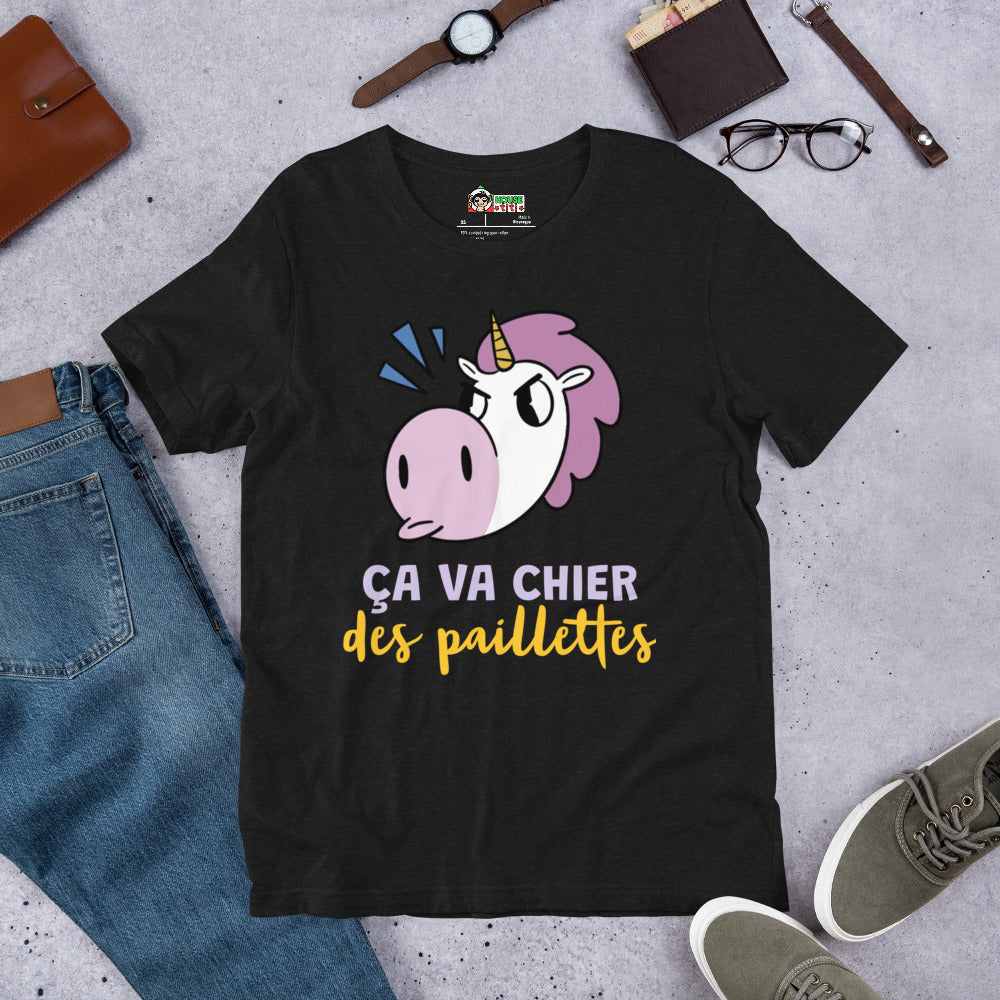 T-shirt Ça Va Chier Des Paillettes