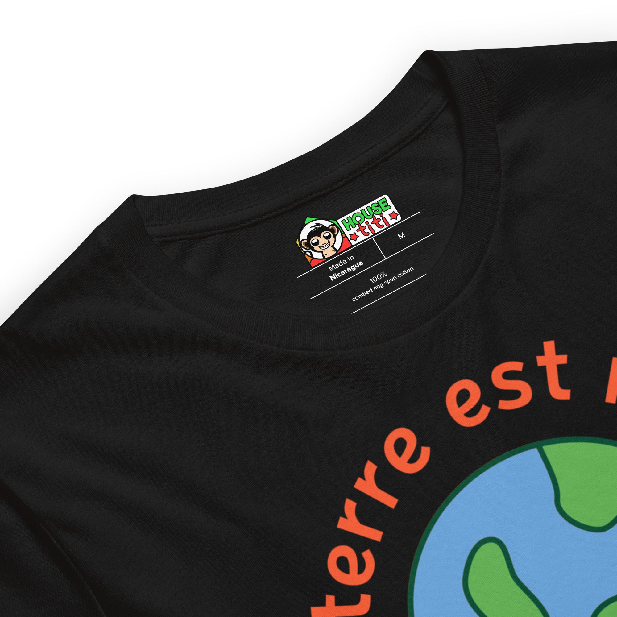 T-shirt La Terre est Ronde Mais Il y a Des Cons Dans Tous Les...