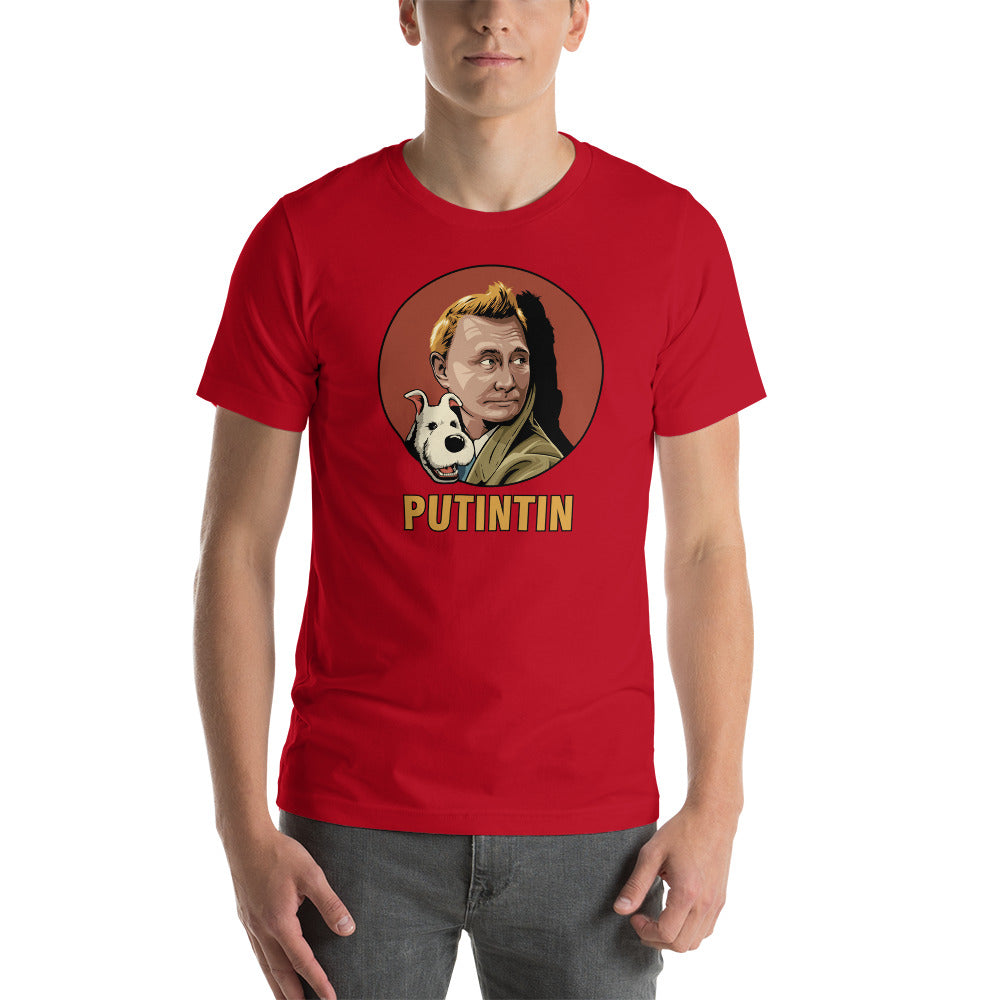 T-shirt Putintin Unisexe à Manches Courtes