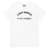 Charger l&#39;image dans la visionneuse de la galerie, T-shirt unisexe C&#39;est Simple Je Suis Compliquée (Lettrage noir)