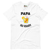 T-shirt Papa au Rhum (Lettrage noir)