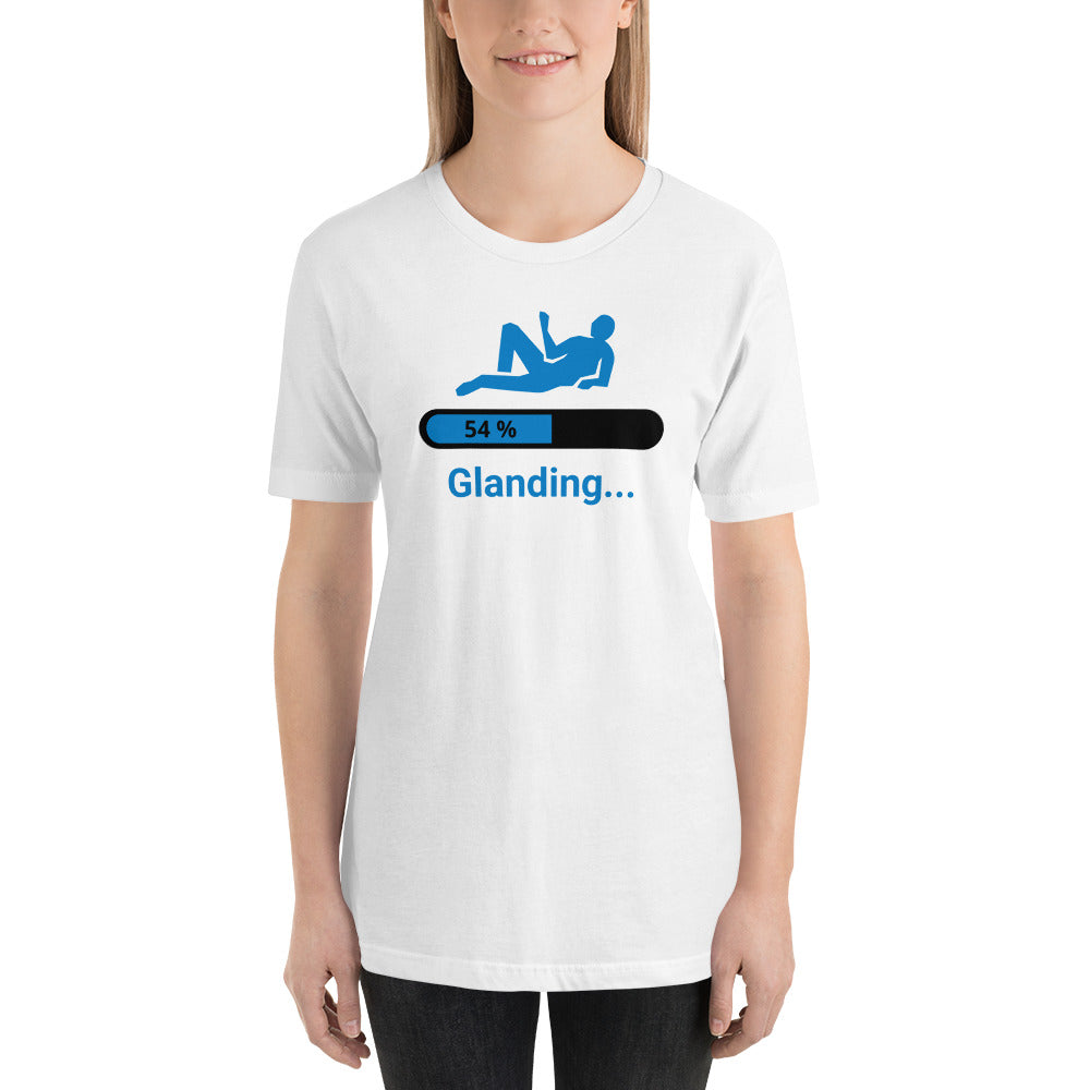 T-shirt unisexe Glanding blanc