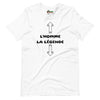 T-shirt unisexe L'homme La légende Lettrage foncé