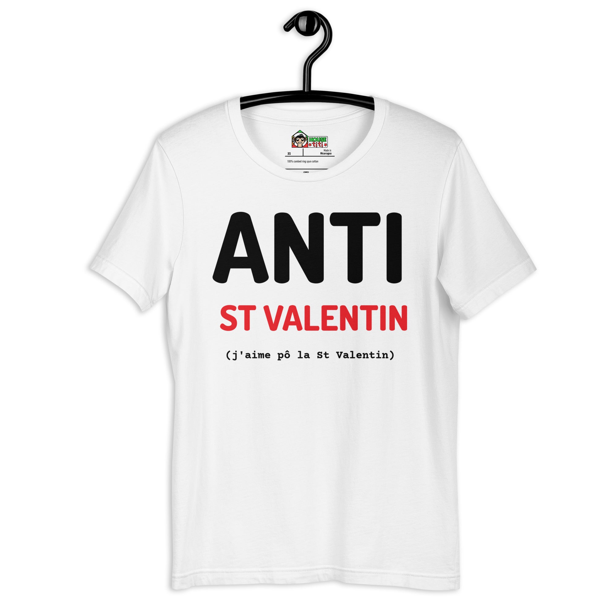 T-shirt unisexe Anti St Valentin