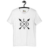 Charger l&#39;image dans la visionneuse de la galerie, T-shirt Flèches Love (Lettrage foncé)