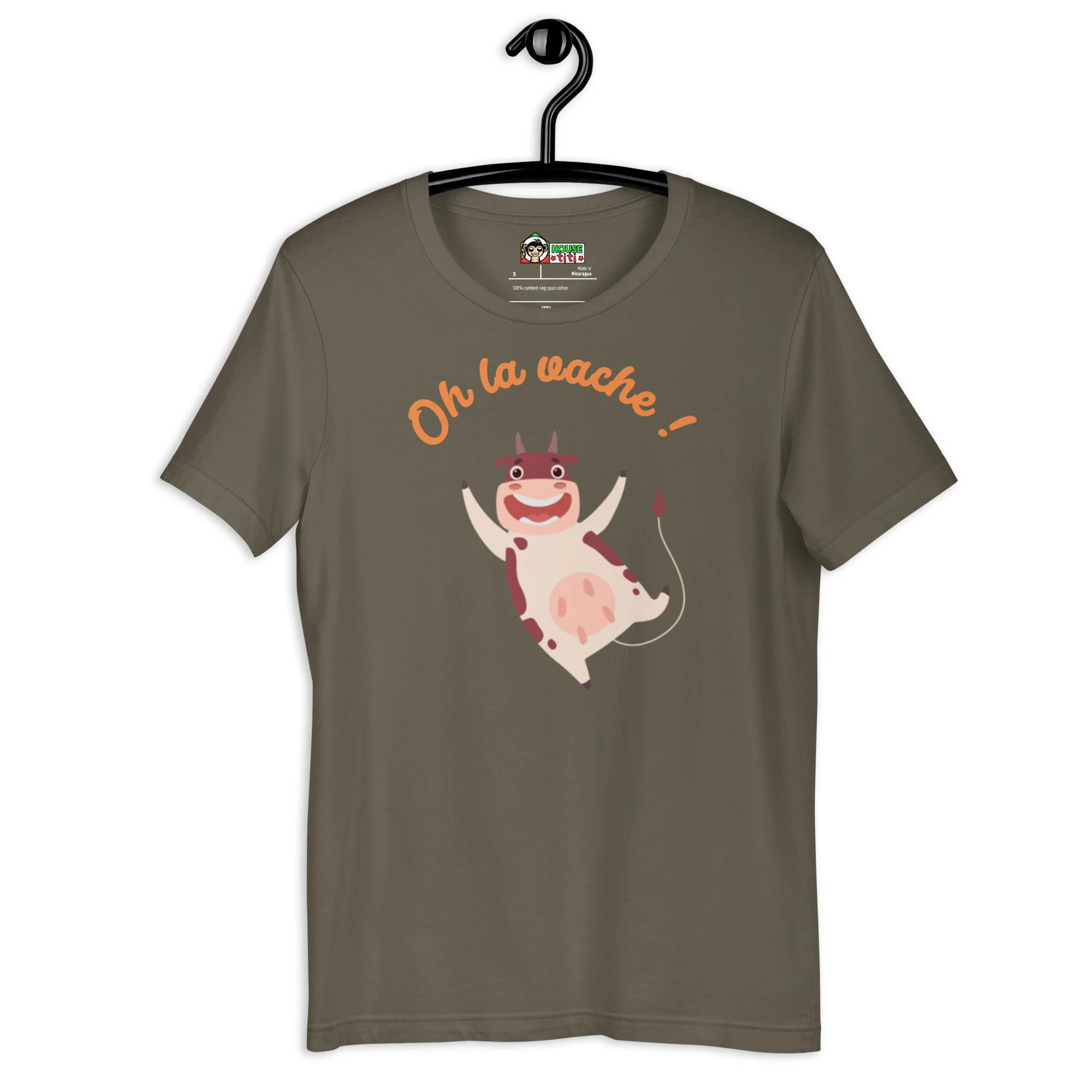 T-shirt unisexe Oh la vache ! – Image 10