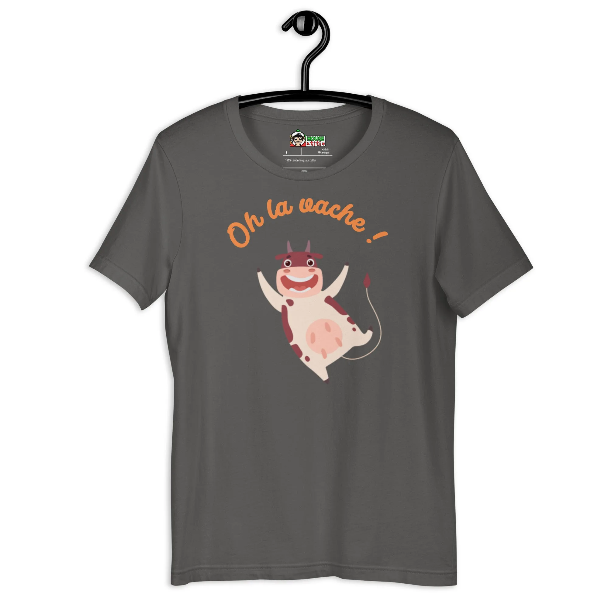 T-shirt unisexe Oh la vache ! – Image 9