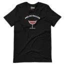 T-shirt unisexe Pro du Ballon (Lettrage blanc)