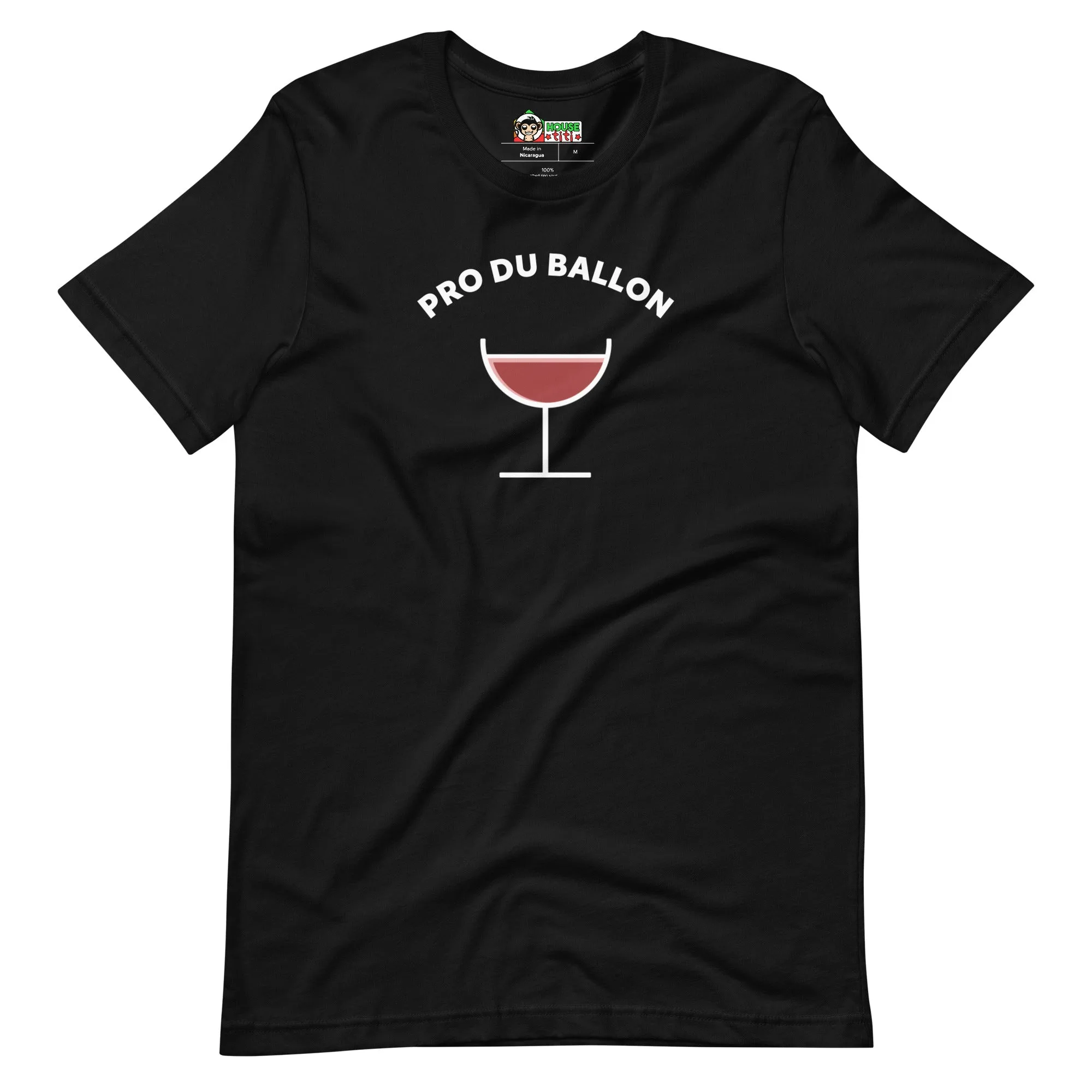 T-shirt unisexe Pro du Ballon (Lettrage blanc) – Image 6