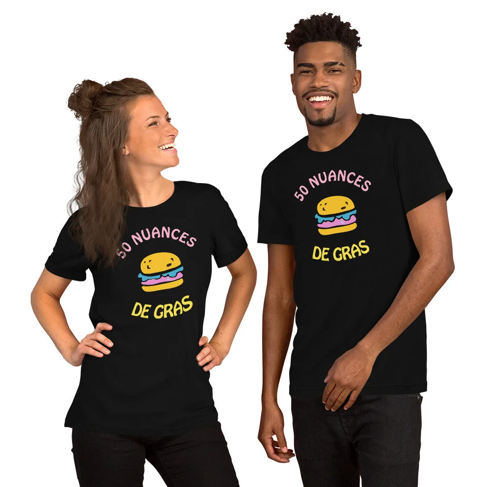 T-shirt unisexe 50 Nuances de Gras – Image 3