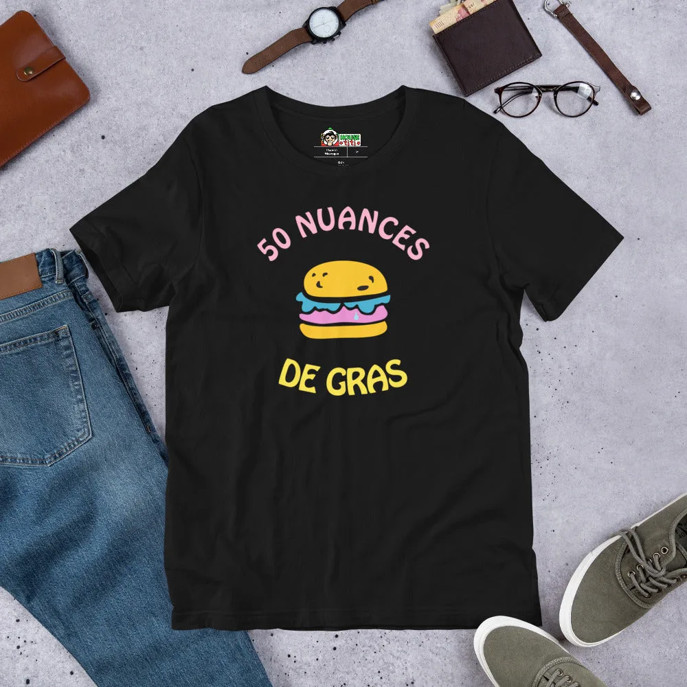 T-shirt unisexe 50 Nuances de Gras – Image 4