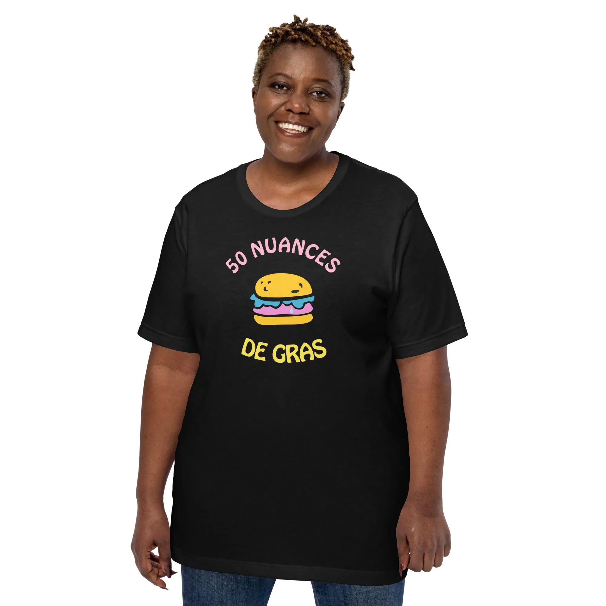 T-shirt unisexe 50 Nuances de Gras – Image 2