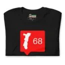 T-shirt unisexe J'aime l'Alsace 68