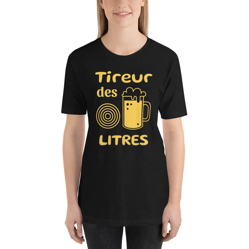 T-shirt unisexe Tireur des Litres – Image 2
