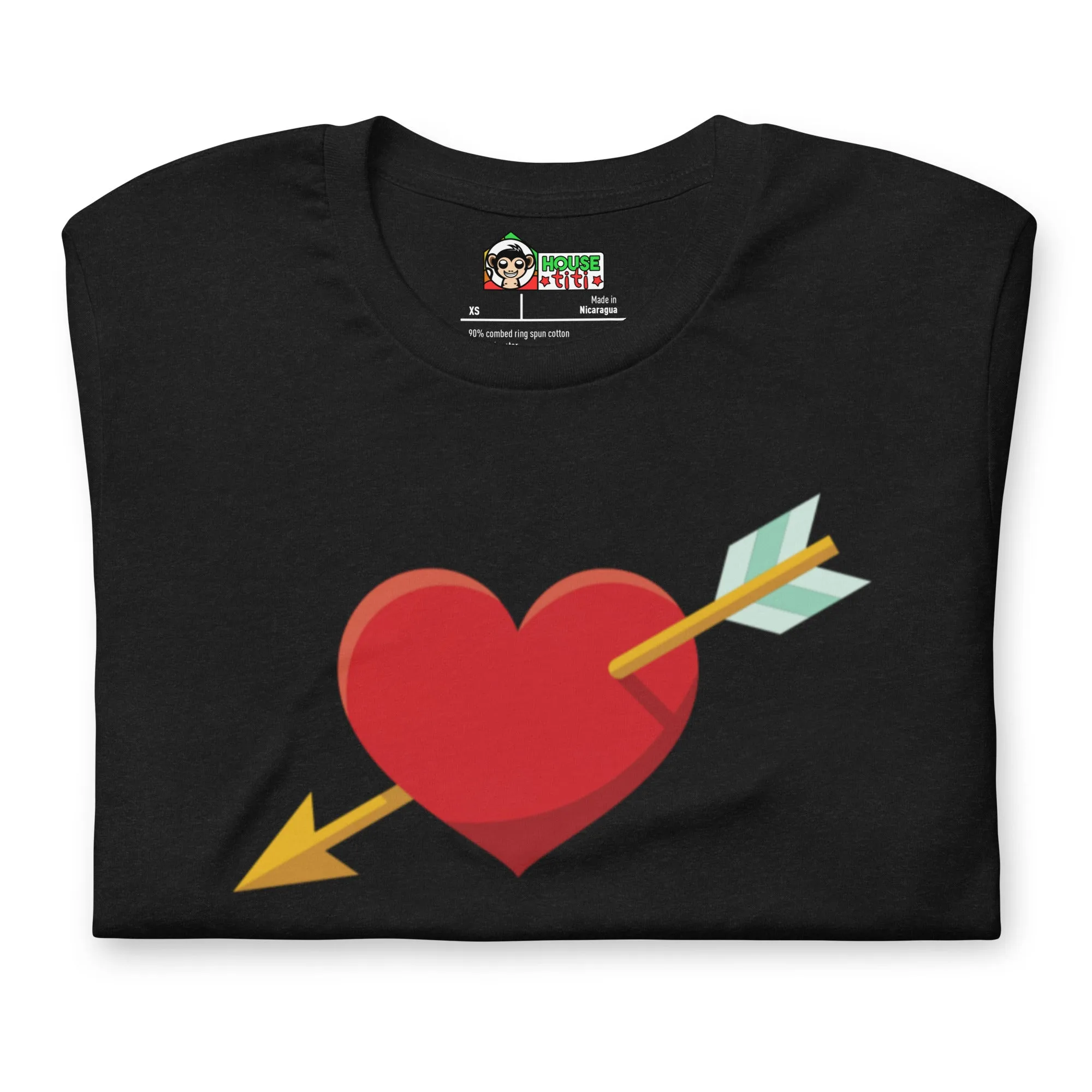 T-shirt unisexe Love coeur transpercé – Image 5