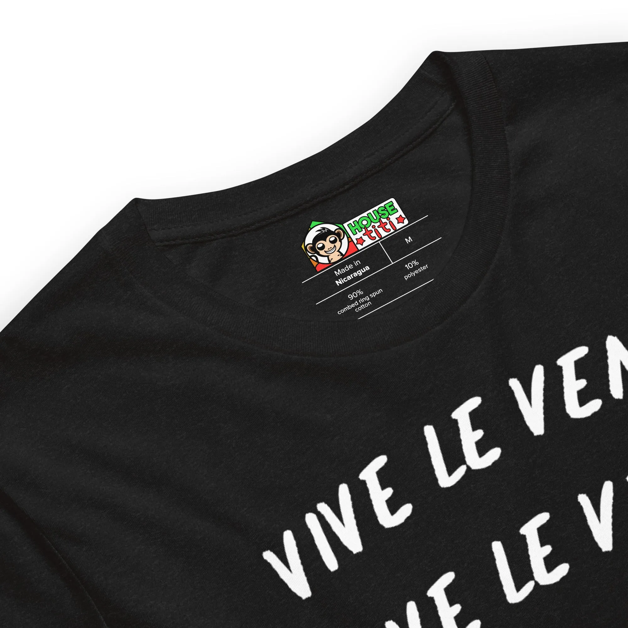 T-shirt unisexe Vive le Vent (Lettrage blanc) – Image 7