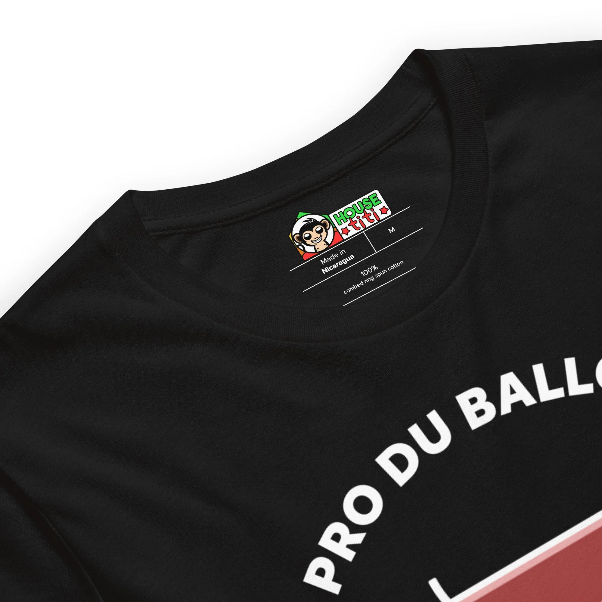 T-shirt unisexe Pro du Ballon (Lettrage blanc) – Image 7