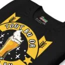 T-shirt unisexe Tout Bu Or Not To Bu (Lettrage clair)