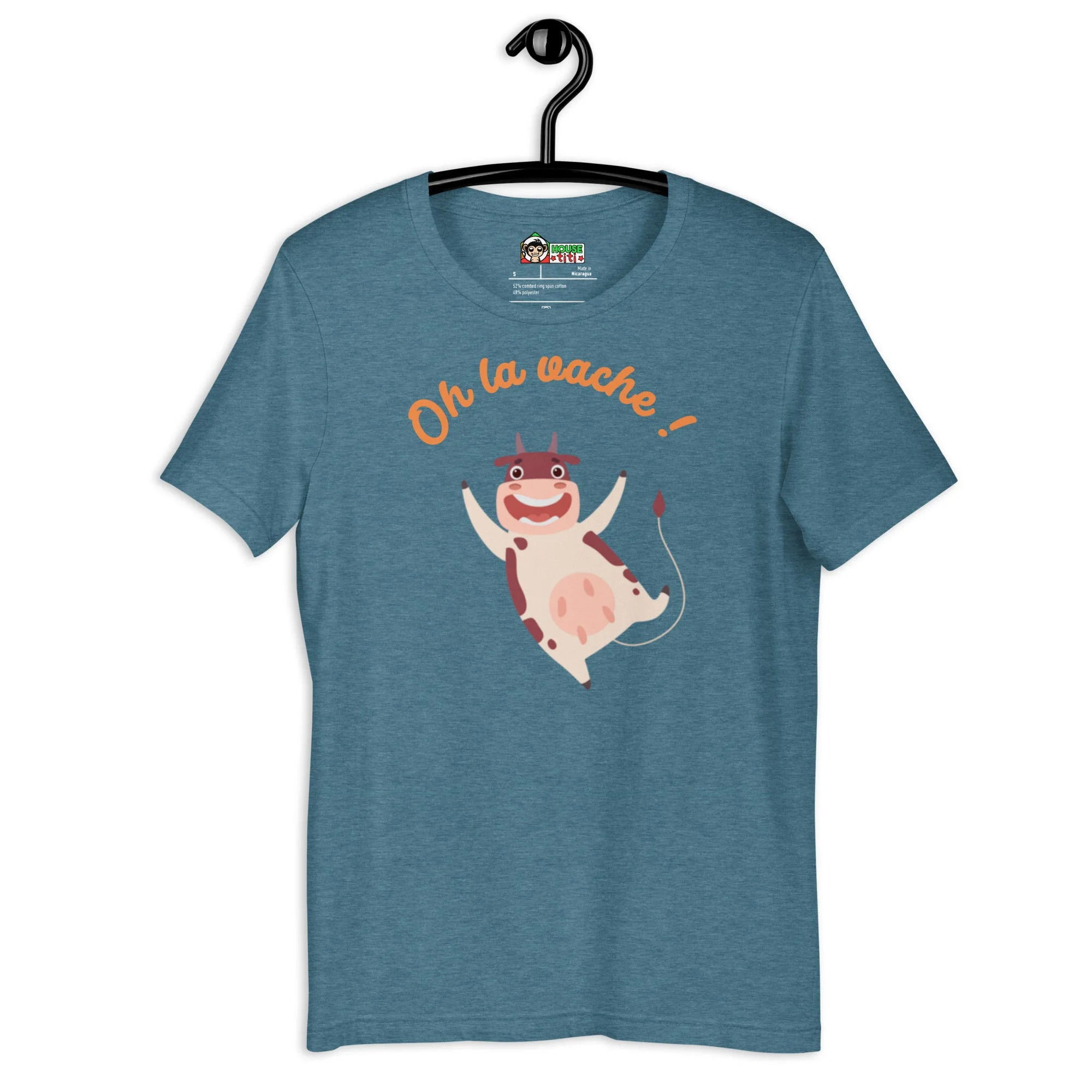 T-shirt unisexe Oh la vache ! – Image 12