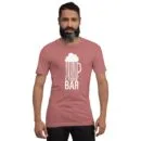 T-shirt Unisexe Code Bar (Lettrage clair)