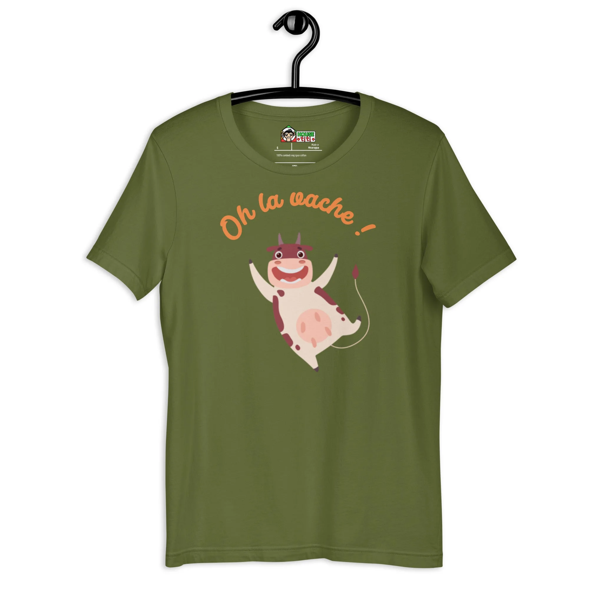 T-shirt unisexe Oh la vache ! – Image 11