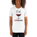 T-shirt unisexe C'est VINdredi (Lettrage noir)