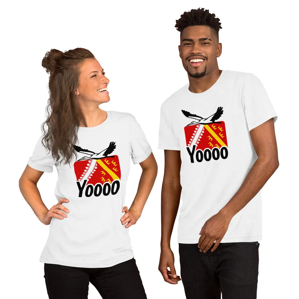 T-shirt unisexe Yoooo (Alsace) – Image 3