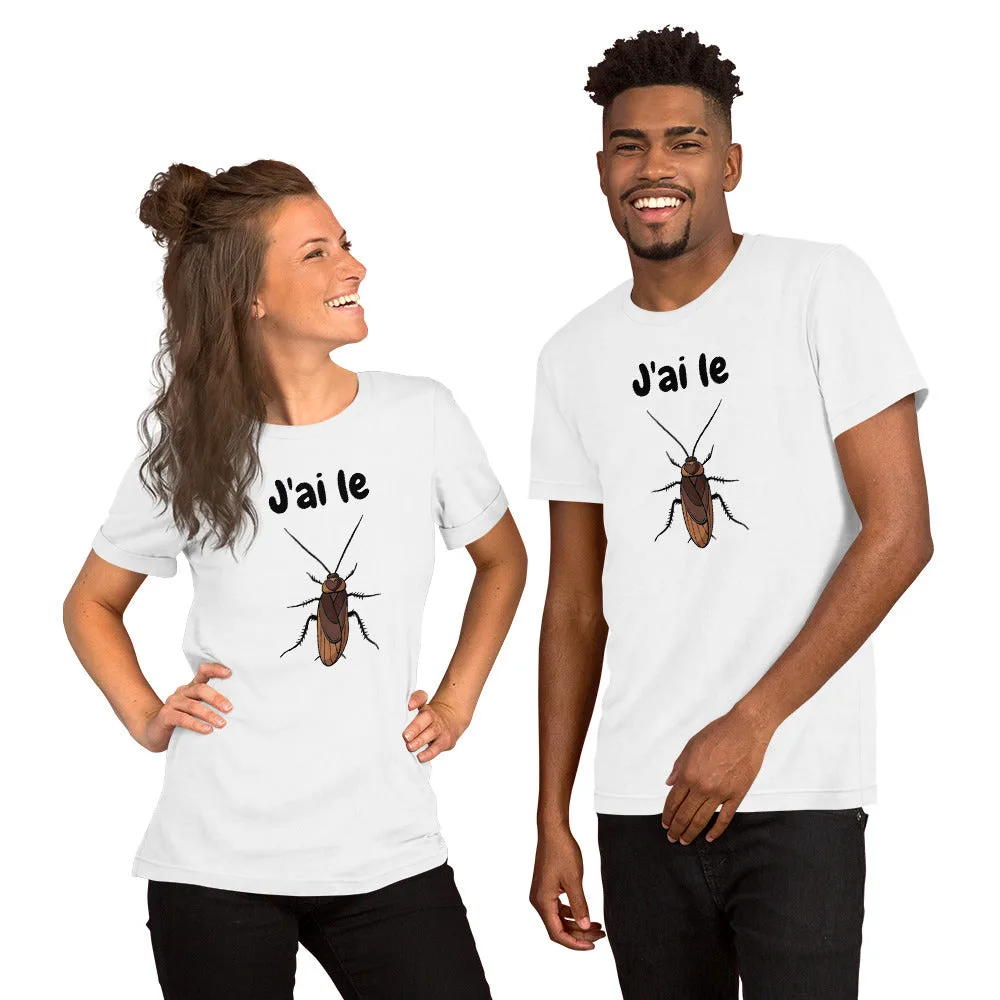 T-shirt unisexe J'ai le cafard – Image 3