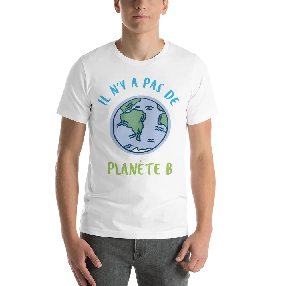 T-shirt unisexe Il n'y a pas de planète B – Image 9