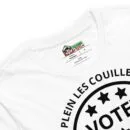 T-shirt unisexe Votez Sticule (Lettrage noir)