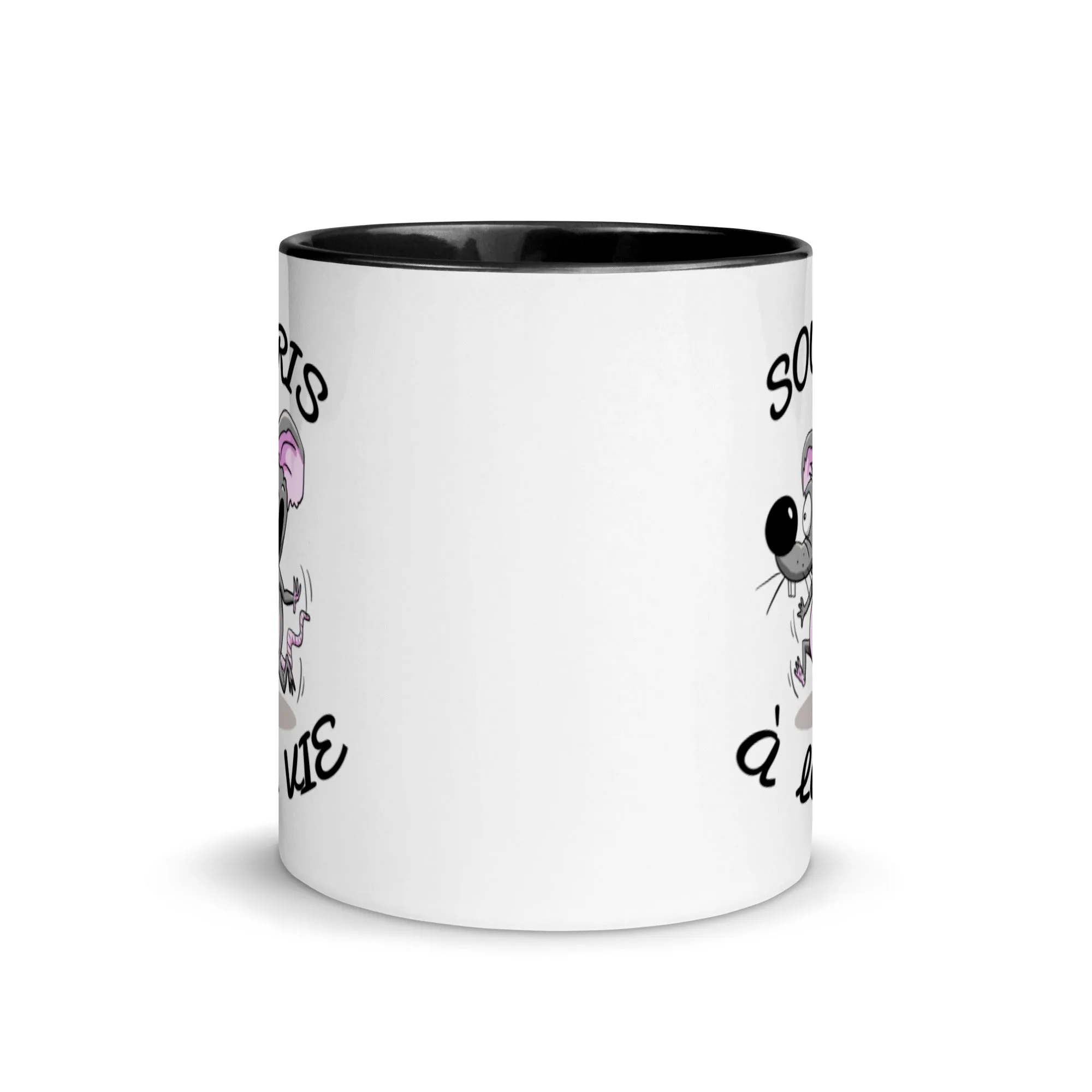 Mug à Intérieur Coloré Souris à la vie – Image 2
