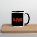 Mug à Intérieur Coloré avec motif lettrage ACDC Alsace Rock