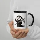 Mug à Intérieur Coloré La Grande Faucheuse