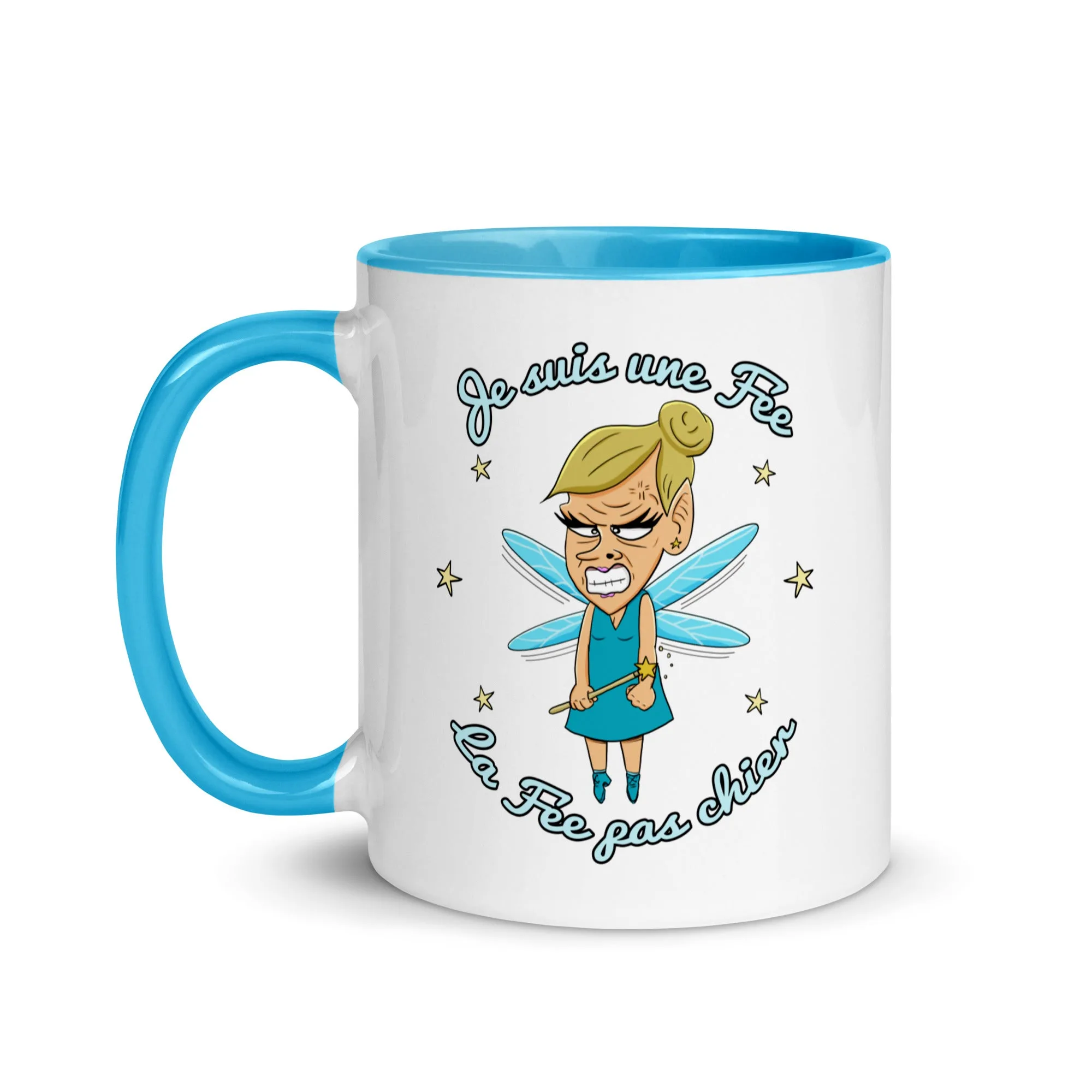 Mug à Intérieur Coloré Fée pas Chier – Image 3