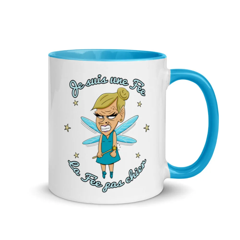 Mug à Intérieur Coloré Fée pas Chier