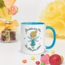 Mug à Intérieur Coloré Fée pas Chier