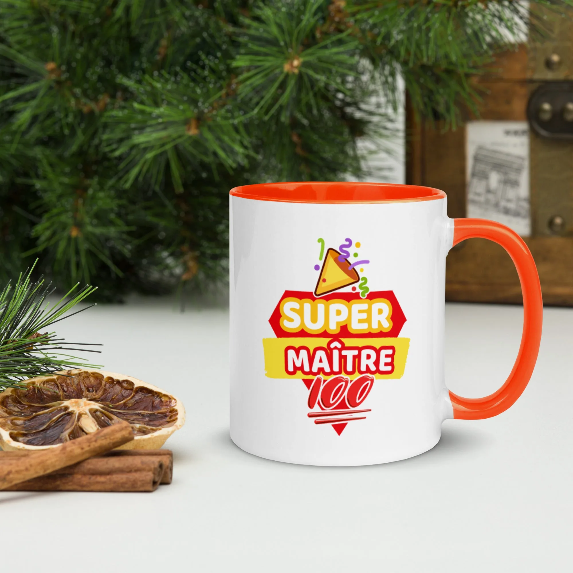 Mug à Intérieur Coloré Super Maître – Image 8